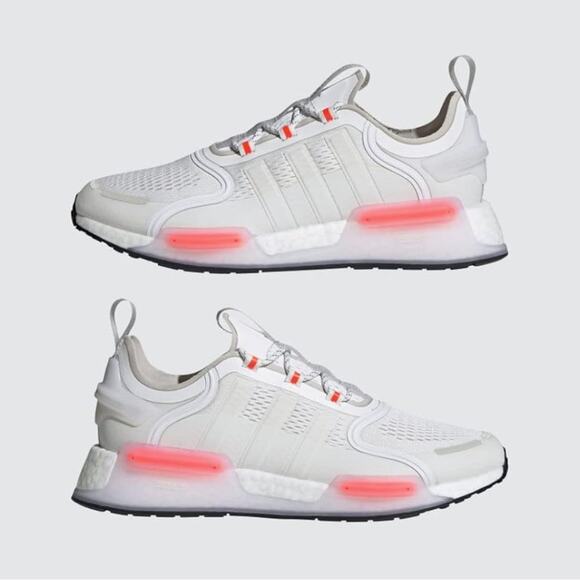 Adidas Shoes Sneakers Men Size 9.5 NMD_V3 Originals Running White Red GX2089 NWT - Picture 12 of 12